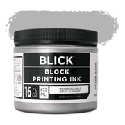 Blick Water-Soluble Block Printing Ink - Silver, 16 oz Jar
