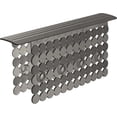 thumbnail image 1 of Bligli PVC Sink Divider Mat - Grey (12.2"x4.7"), Non-Slip with 6 Suction Cups, Scratch & Stain Resistant, Fits Divided Basins, Easy to Clean, 1 of 7