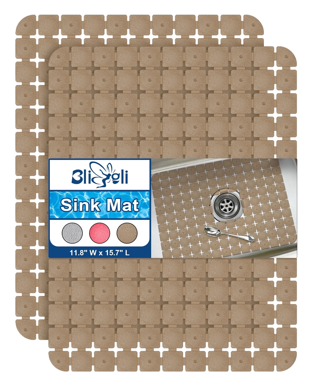 Deb Mat Bligli 2-Pack Sink Mats - 15.7