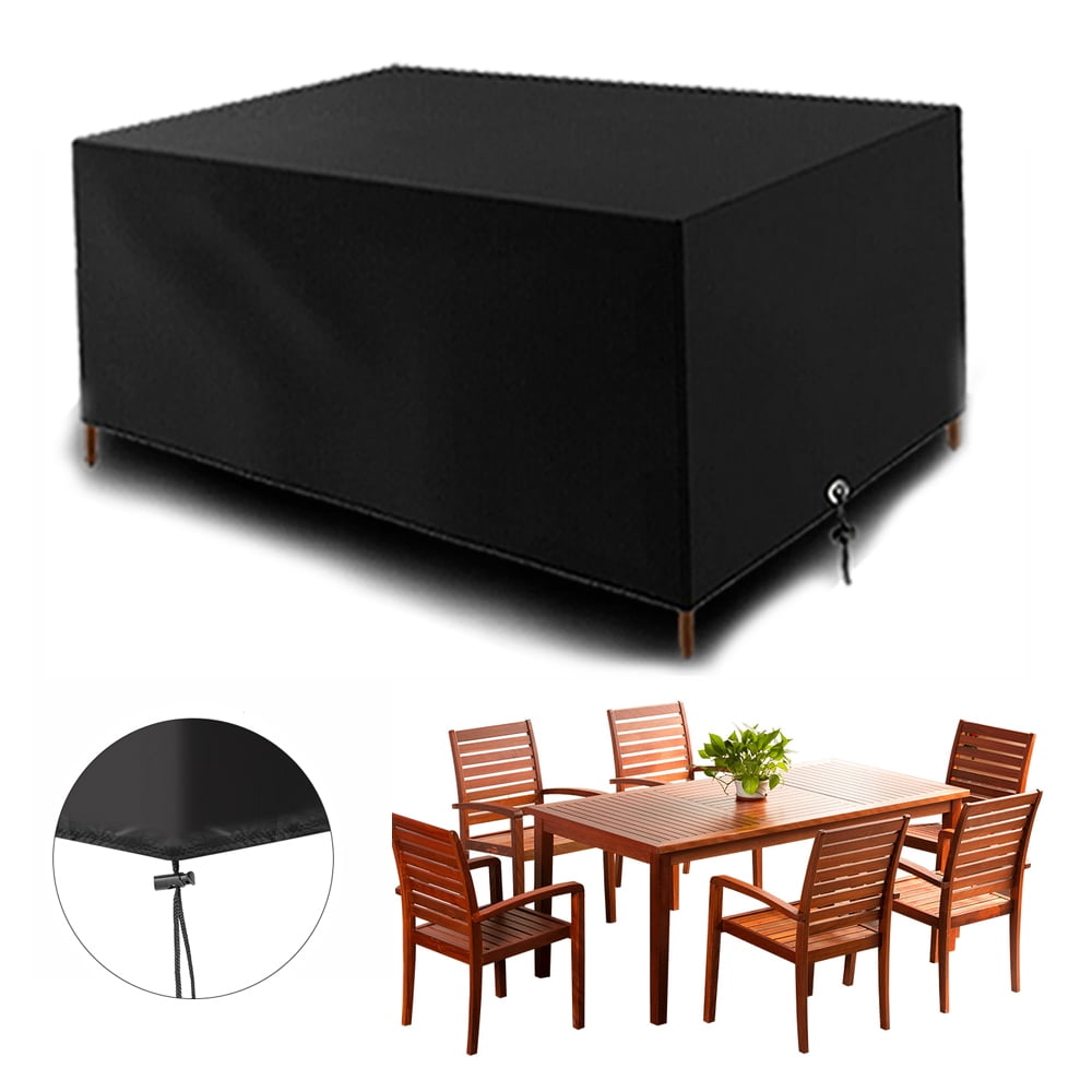 Bliifuu Patio Furniture Covers 49" x 25" x 29", Rectangular 600D
