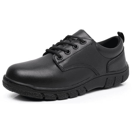 Blikcom Boys Kids School Uniform Shoes Adjustable Laces Formal Oxford Dress Shoes Loafers price history and forecast - Blikcon