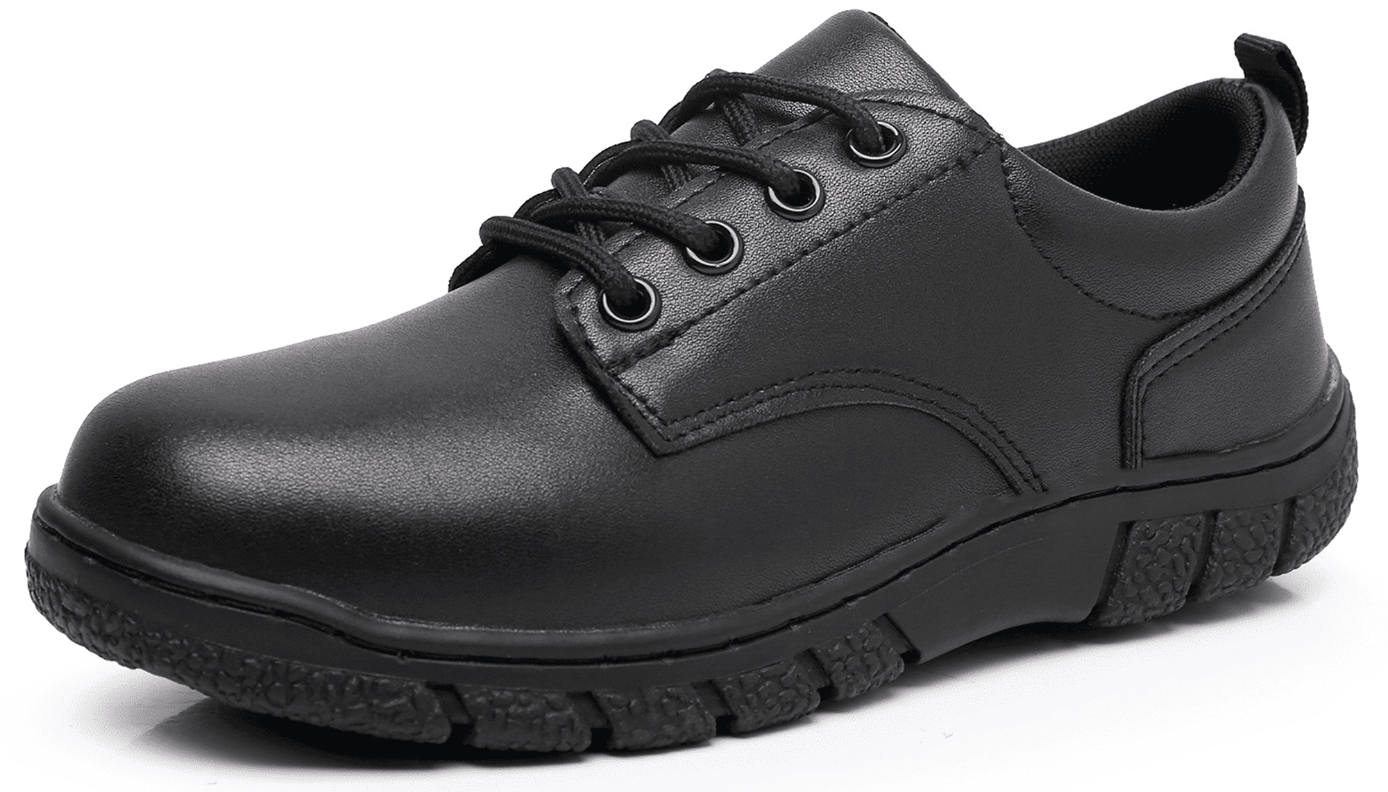 Boys School Uniform Oxford Dress Shoes Black, Size Barbados Ubuy