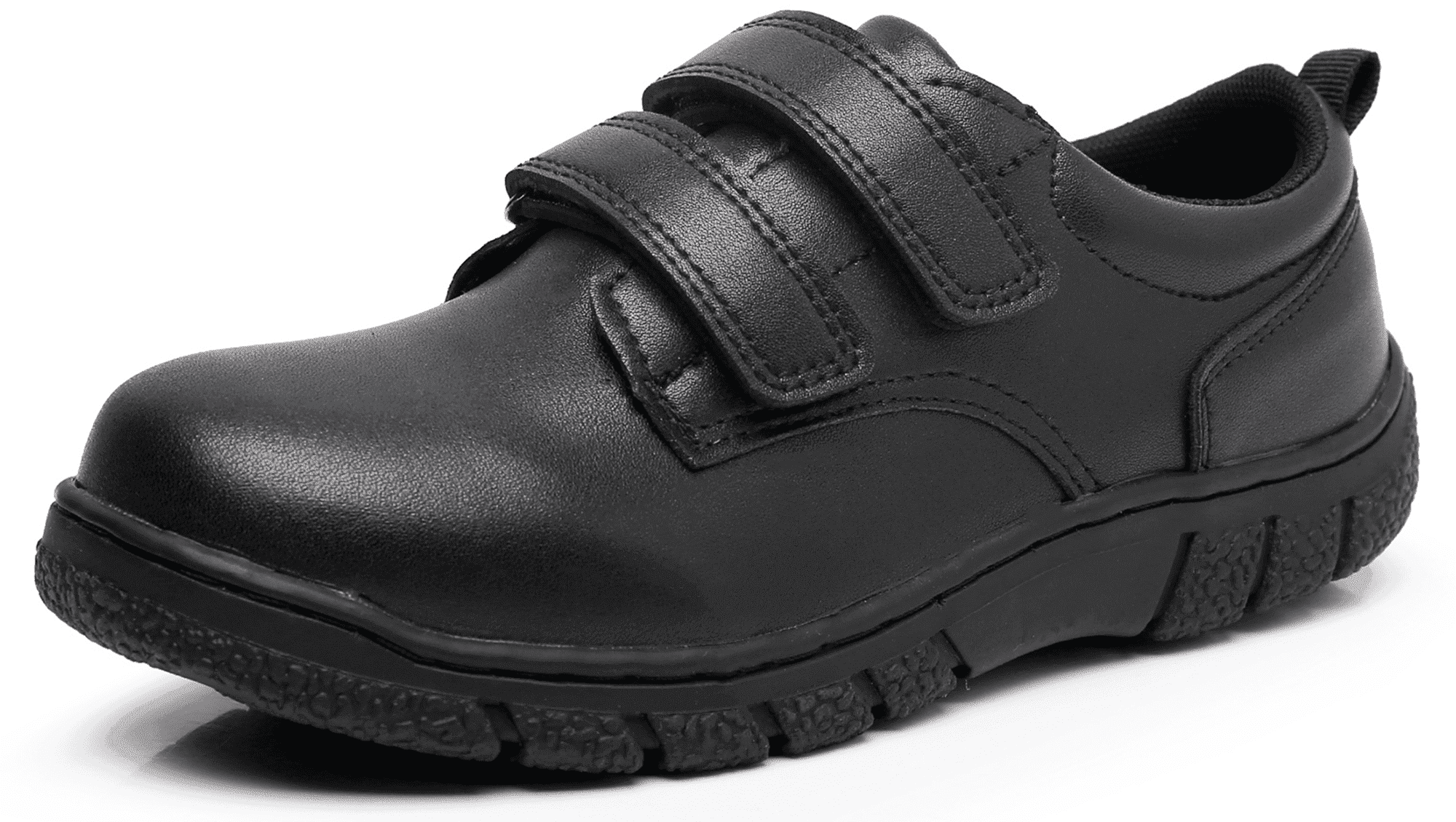Blikcom Boys Kids School Uniform Shoes Adjustable Laces Formal Oxford Dress Shoes Loafers