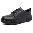 thumbnail image 1 of Blikcom Boys Kids School Uniform Shoes Adjustable Laces Formal Oxford Dress Shoes Loafers, 1 of 7