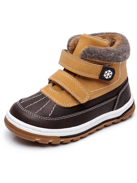 Boys Boots Toddler Boys Fall Winter Boots Outdoor with Hook and Loop (Toddler/Little Kid)