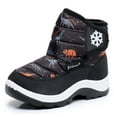 Blikcon Youth Waterproof Snow Boots for Boys and Girls, Size 9 Toddler