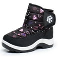 thumbnail image 1 of Blikcon Boys Girls Snow Boots Water Resistance Cold Weather Winter Boots (Color : BlackHeart, Size : 8 Toddler), 1 of 10