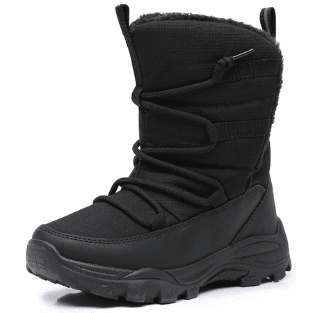 Blikcon Boys Snow Boots Water-Resistant Slip Resistant Warm Winter Shoes (Little Kid/Big Kid)