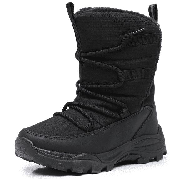 Blikcon Boys Snow Boots Water-Resistant Slip Resistant Warm Winter Shoes (Little Kid/Big Kid)