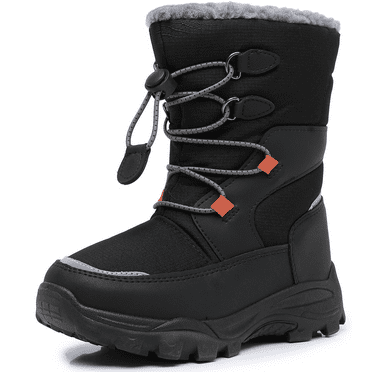 Blikcon Boys Snow Boots Water-Resistant Slip Resistant Warm Winter Shoes (Toddler/Little Kid)
