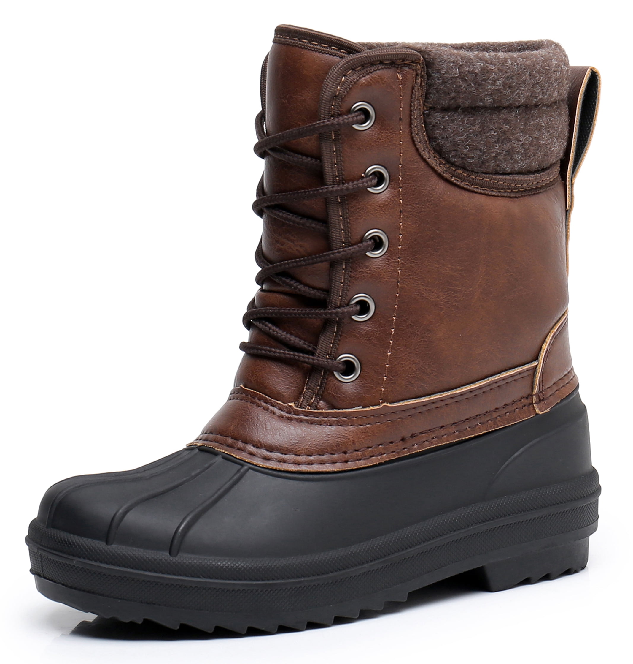 childrens fur lined waterproof boots