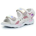 thumbnail image 1 of Blikcon Kids Boys Girls Summer Sports Sandals Hiking Beach Outdoor Open toe Sports Sandals(Color : White, Size : 12 Little kid), 1 of 8