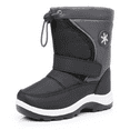 thumbnail image 1 of Blikcon Kids Boys Snow Boots Water-resistant Winter Boots - Warm Plush Faux Fur Lined, Side Zipper & Non-Slip Sole (Toddler/Little Kid), 1 of 8