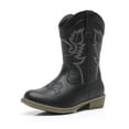 thumbnail image 1 of Blikcon Kids Cowboy Boots Girls Mid Calf Western Cowgirl Boots Side Zipper (Toddler/Little Kid/Big Kid), 1 of 8
