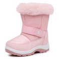 thumbnail image 1 of Blikcon Kids Girls Snow Boots Water-resistant Winter Boots with Faux Fur – Warm Winter Boots with Side Zipper & Non-Slip Sole (Toddler/Little Kid), 1 of 8