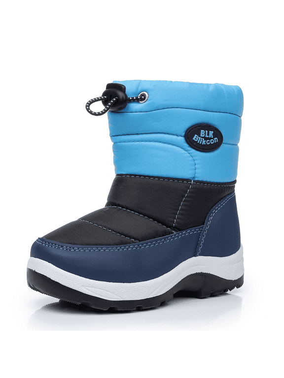 Kids Snow Boots Boys Girls Lightweight Slip Resistant Waterproof Winter Boots (Toddler/Little Kid)