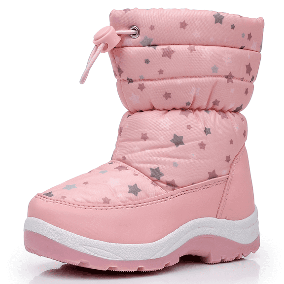 Blikcon Kids Snow Boots Girls Lightweight Slip Resistant Waterproof Winter Boots (Toddler/Little Kid)