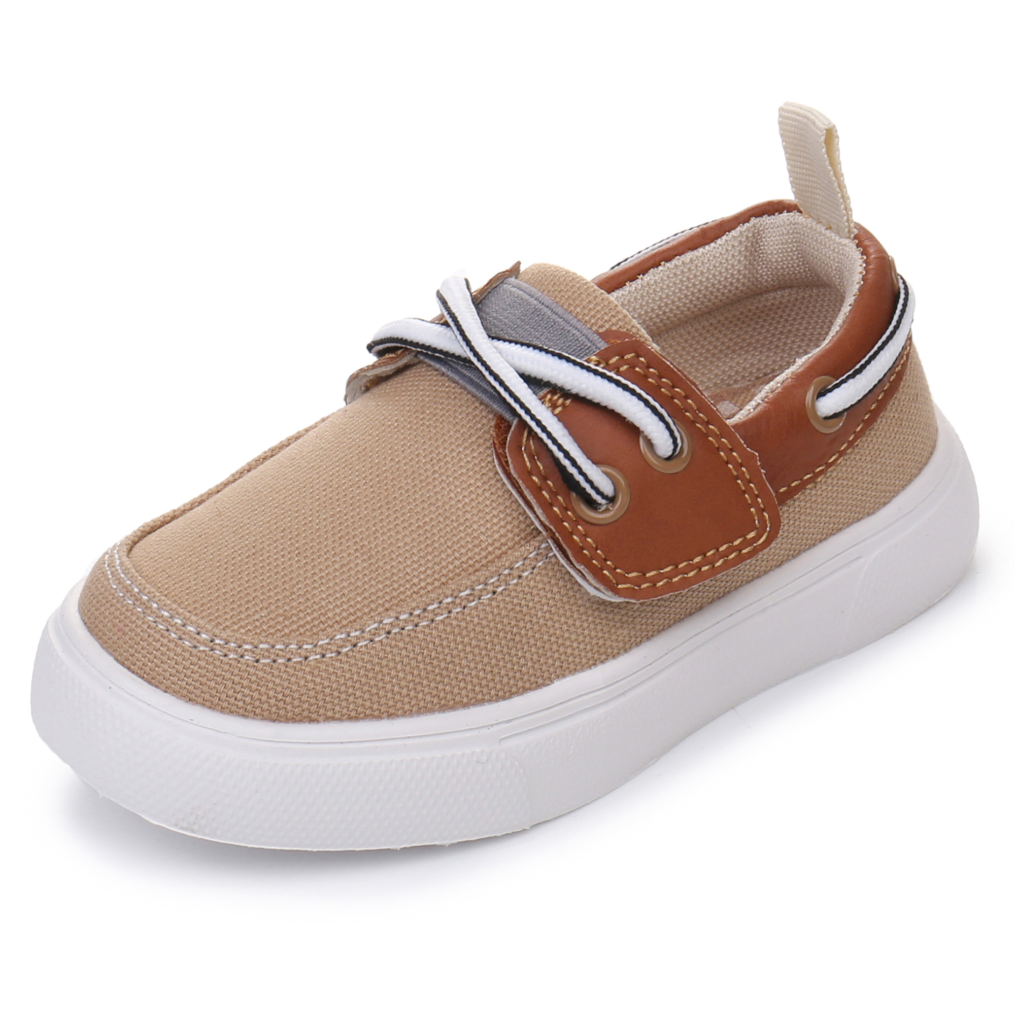 Hook & Loop Boys Boat Shoes