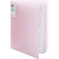 thumbnail image 1 of Blikeith Presentation Book Portfolio, 40 Pockets, Pink, File Folder with Clear Sleeves for Artwork, 1 of 8