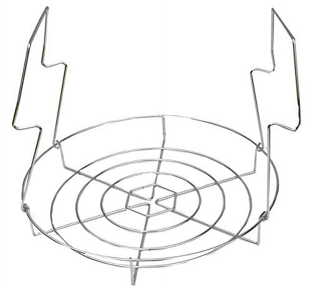 Blimber Stainless Steel Canning Rack, Contoured Steel Handles Rack, Non