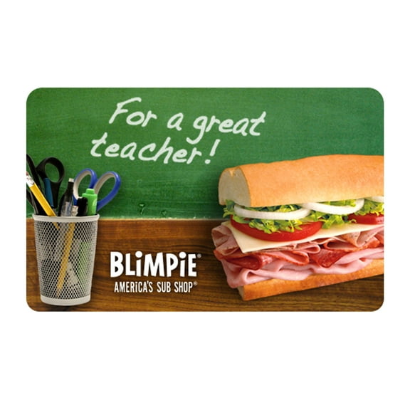 Blimpie $15 Thank You Cookie eGift Card [Email Delivery]
