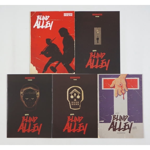 Blind Alley #1-5 VF/NM complete series All Cover B Variants ; Behemoth (B)