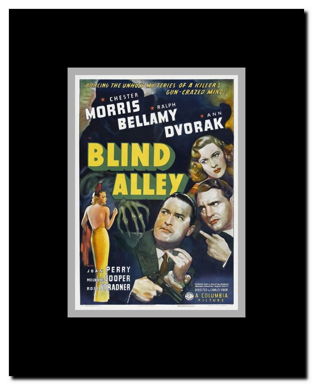 Blind Alley Framed Movie Poster