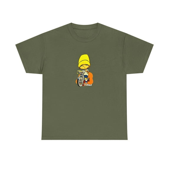 Blind Bike OG Gonz Creager Skateboard 2000 v2 Vintage Rare Classic T Shirt Print - Military Green / XL