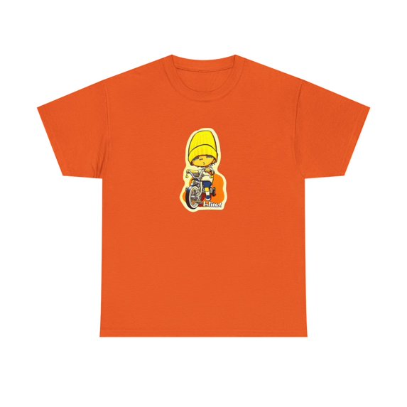 Blind Bike OG Gonz Creager Skateboard 2000s Vintage Rare Classic T Shirt Print - Orange / 5XL