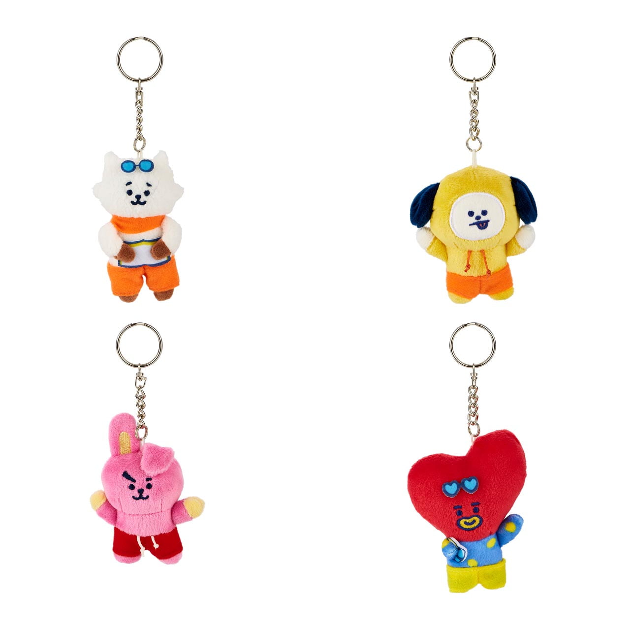Blind Box BT21 Bon Voyage Series A Keychain Plush - 1pc