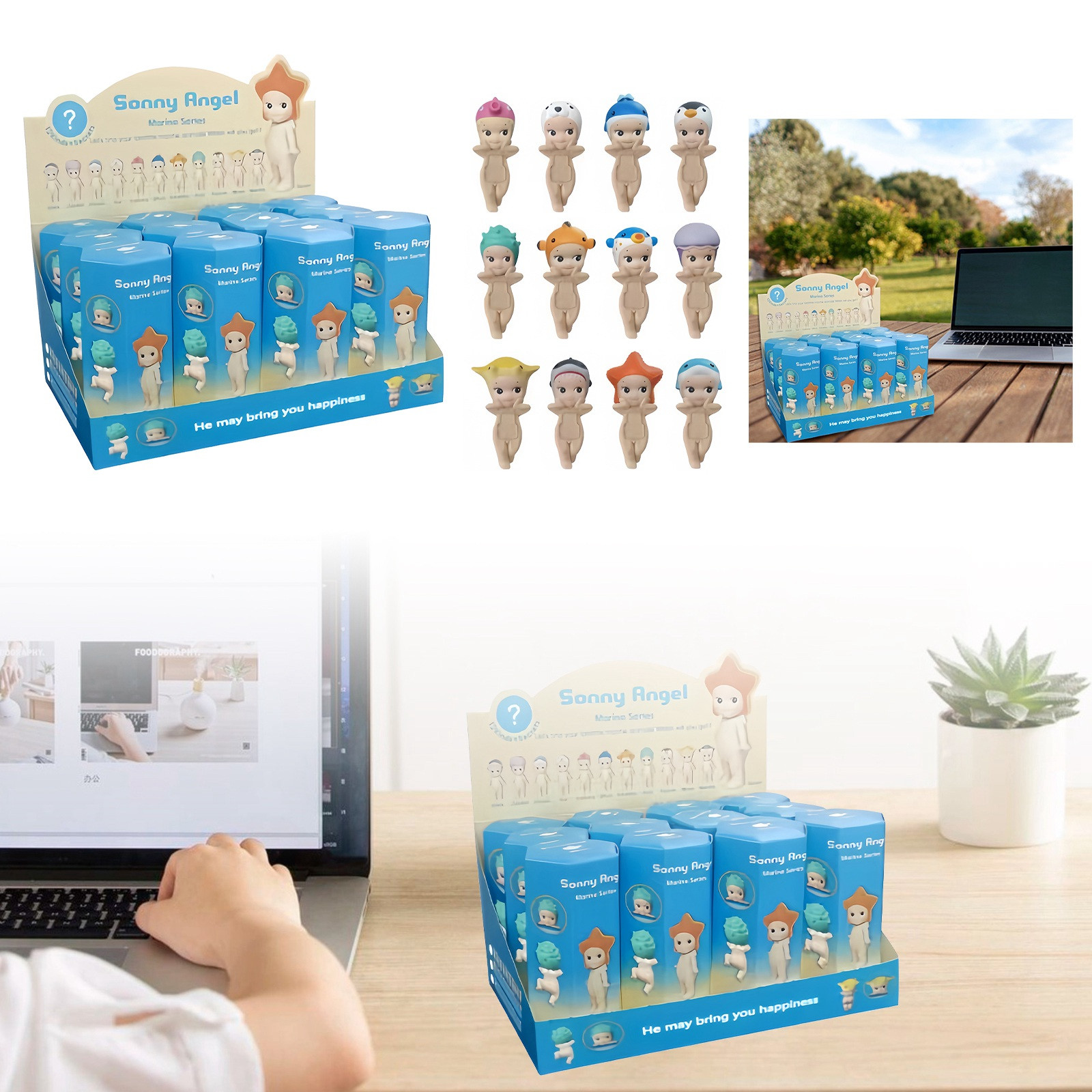 Blind Box Mini Figures Toys Marine Series Mini Figure / 1 Sealed Blind