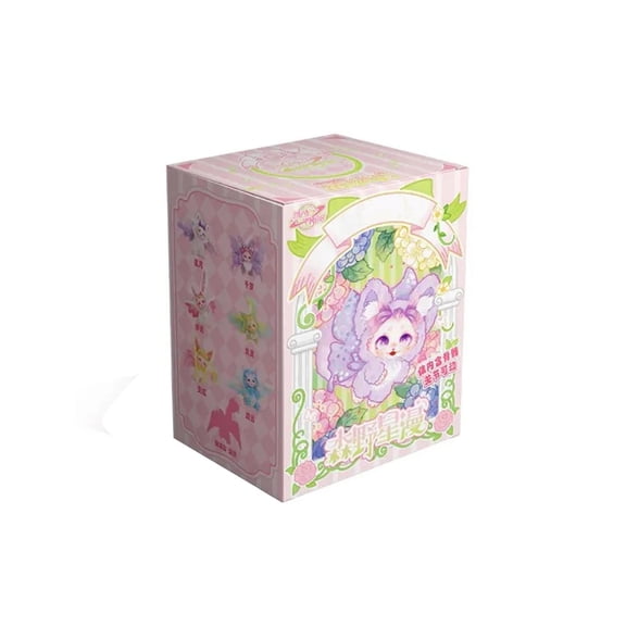 Blind Box Plush, Plush Blind Box, Single Pack Kawaii Plushies Surprise Gift Box, Whimsical Fairy Decorations for Bedroom, Stuffed Bunny Plush Fantasy Forest Star Theme