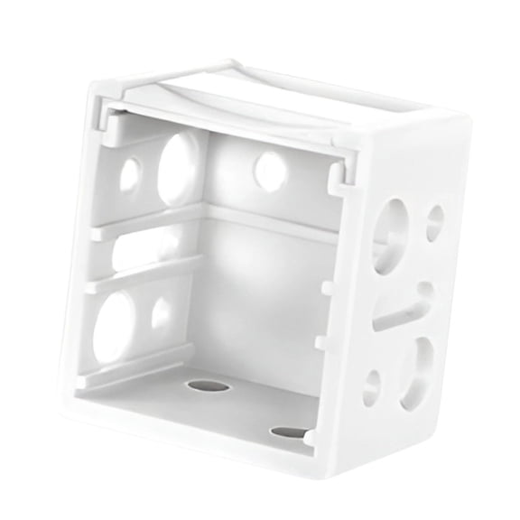 Blind Brackets White Profile Box | Ngxiha Blind Brackets, 1 Inch Window Blind Brackets for Headrail Holder, Box Bracket for Replacement, Mini Blinds Box Mounting Bracket - 1 Pc