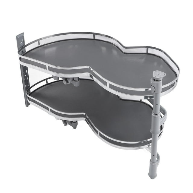 Blind Corner Tray Pull Out , Soft Close 2 Tier Swing