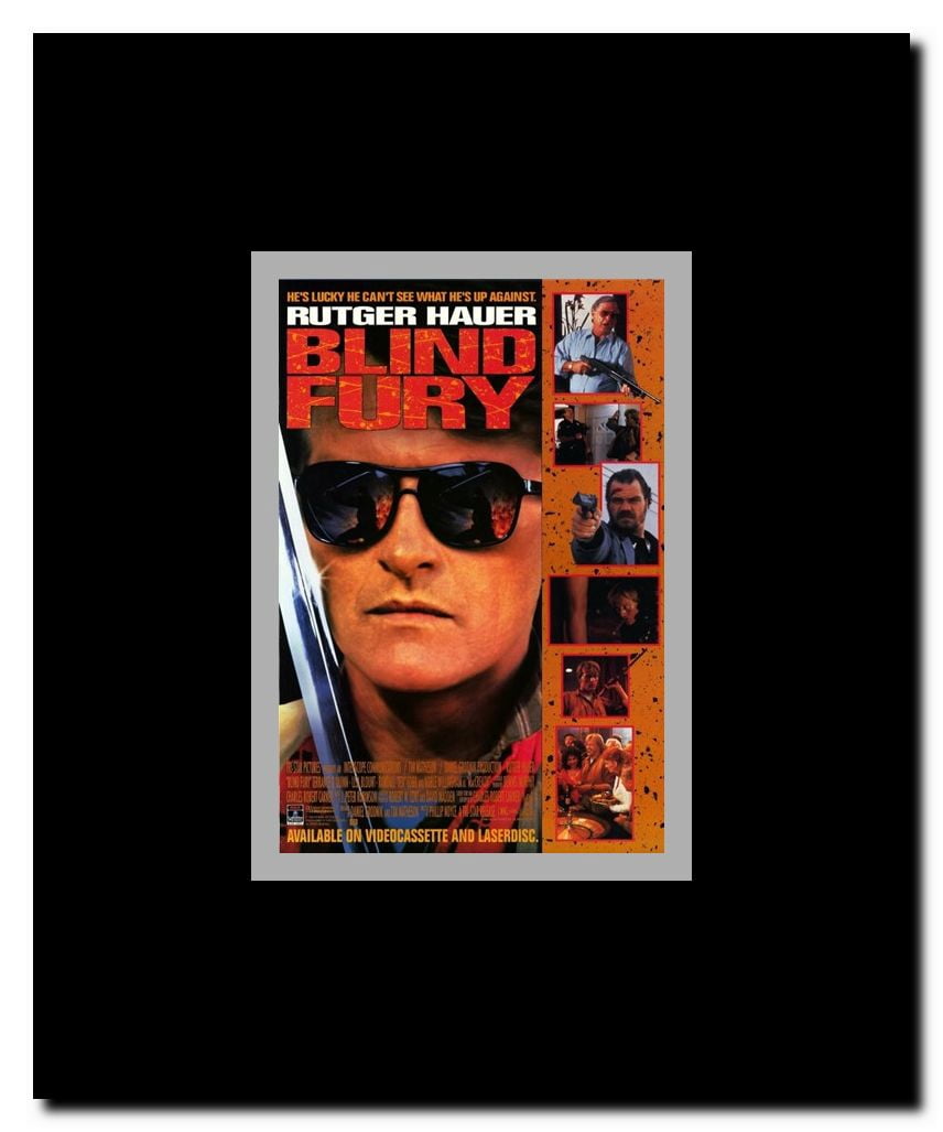 Blind Fury Framed Movie Poster