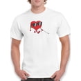 thumbnail image 1 of Blind Heart T-Shirt Men -Engin Selcuk Designs, Male 5X-Large, 1 of 4