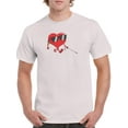 thumbnail image 1 of Blind Heart T-Shirt Men -Engin Selcuk Designs, Male XX-Large, 1 of 4