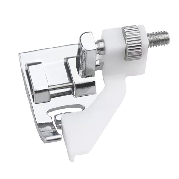 Blind Hem Presser Foot with Adjustable Guide Compatible with Singer, Brother, Janome, Juki, Elna Low Shank Snap-On Machines