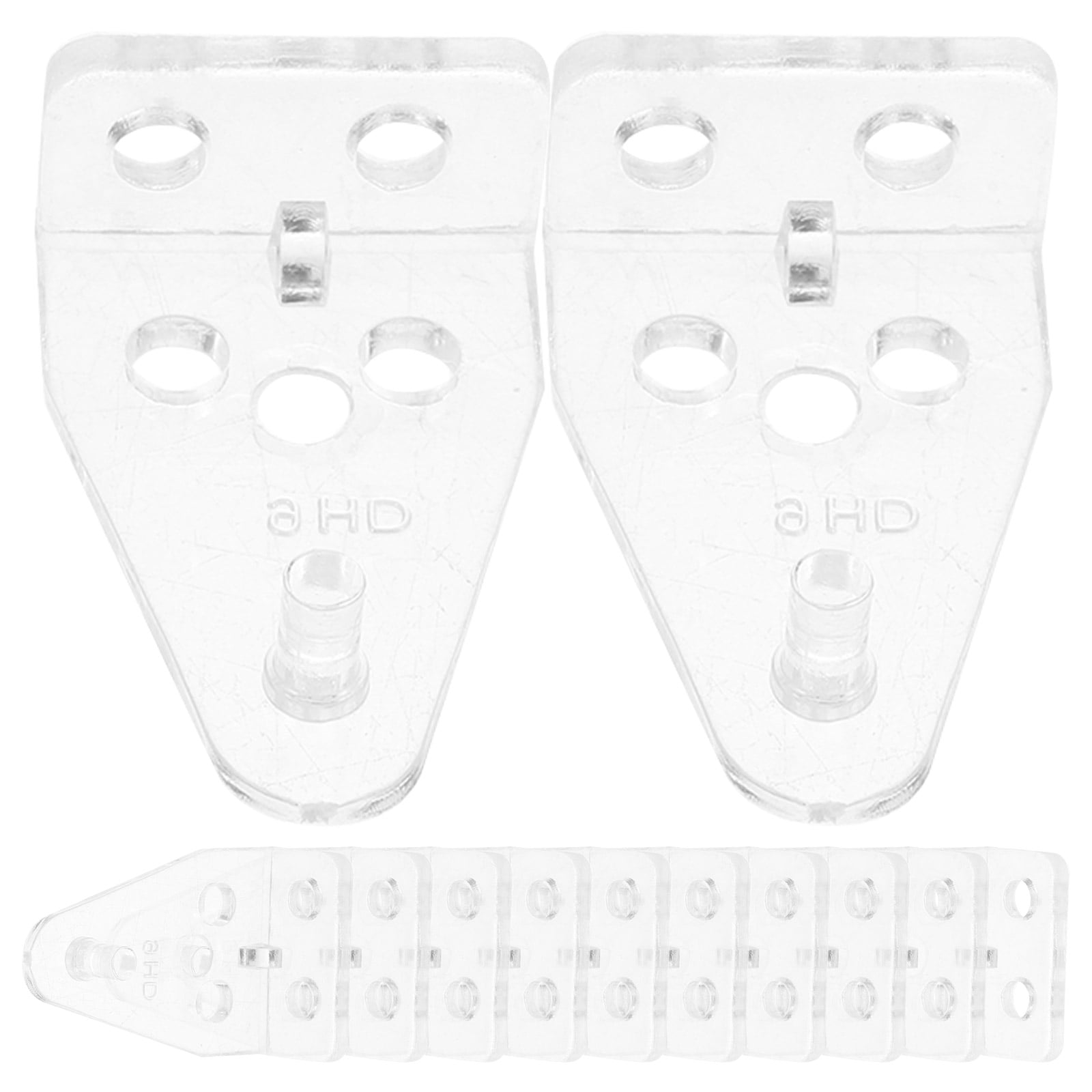 Zonh Blind Hook Hold down Clips Curtain Rod Plastic Hooks for