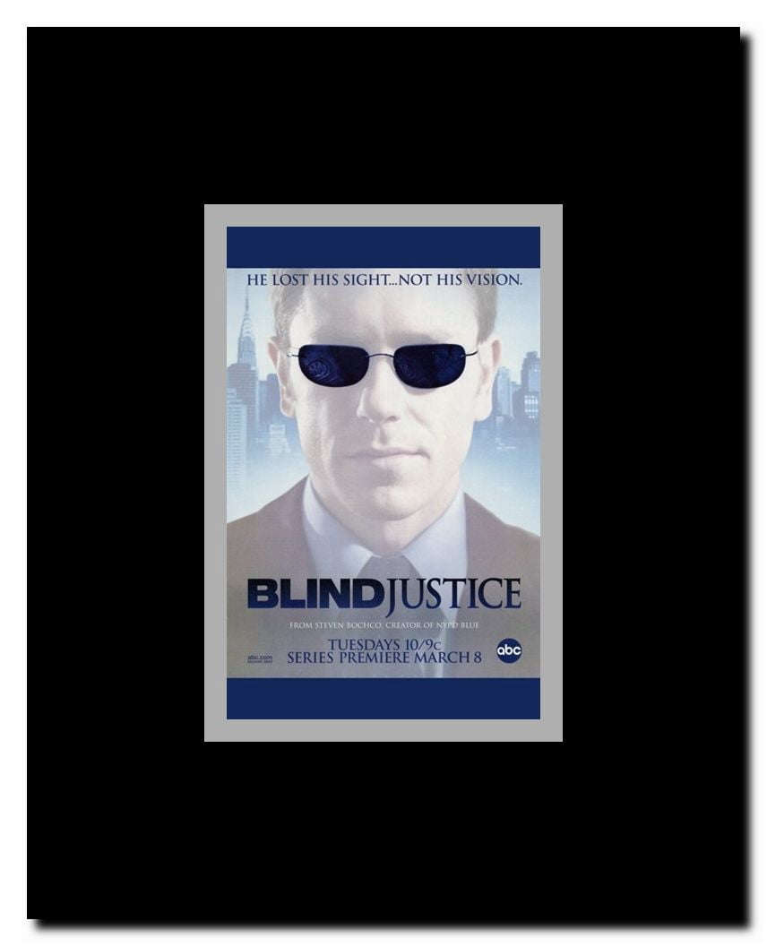 Blind Justice Framed Movie Poster