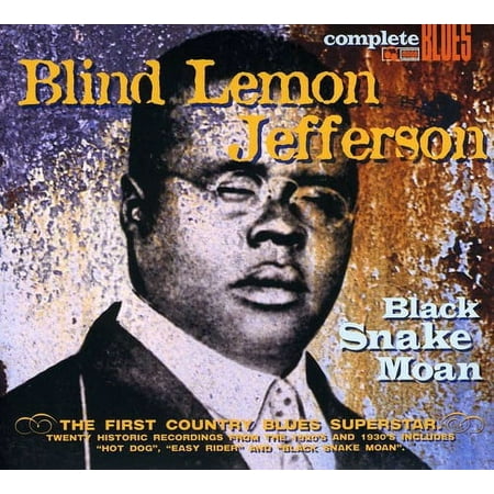 Blind Lemon Jefferson - Black Snake Moan - Music & Performance - CD