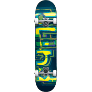 Blind Logo Glitch Complete Skateboard 7.87 Green/Yellow