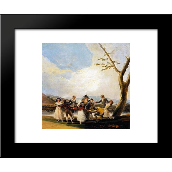 Blind Man's Buff 20x24 Framed Art Print by Francisco Goya