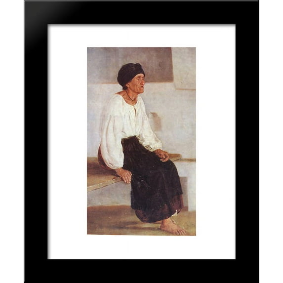 Blind Old Woman 20x24 Framed Art Print by Pymonenko, Mykola