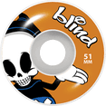 thumbnail image 1 of Blind Reaper Character Skateboard Wheels 51mm 99a White / Orange - (Set of 4), 1 of 2