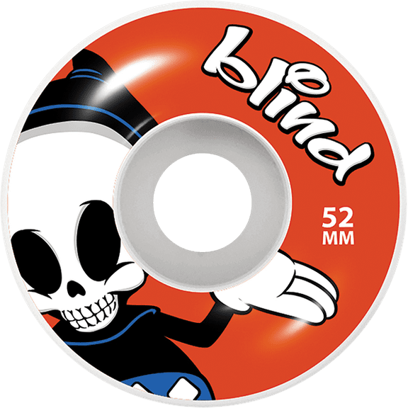 Blind Reaper Character Skateboard Wheels 52mm White/Red