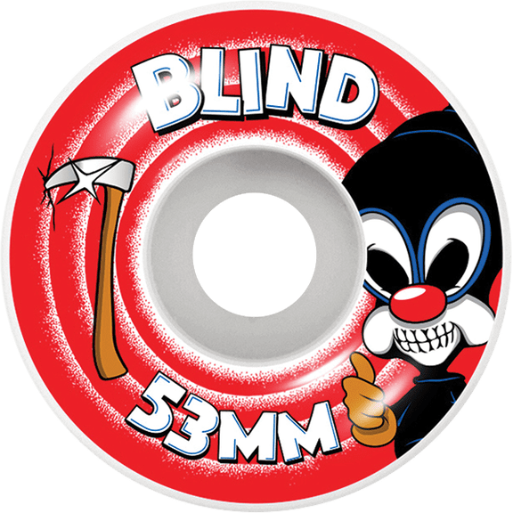 Blind Reaper Impersonator Skateboard Wheels 53mm White/Red