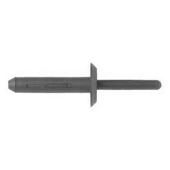 Blind Rivet, Dome Head, 1/4 in Dia., 1-1/4 in L, Nylon Body, 25 PK 9128PK