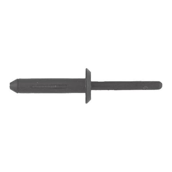 Blind Rivet, Dome Head, 13/64 in Dia., 1 in L, Nylon Body, 25 PK 1195PK