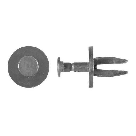 Blind Rivet, Round Head, 0.313 in Dia., 13.5 mm L, Nylon Body, 25 PK 5676PK